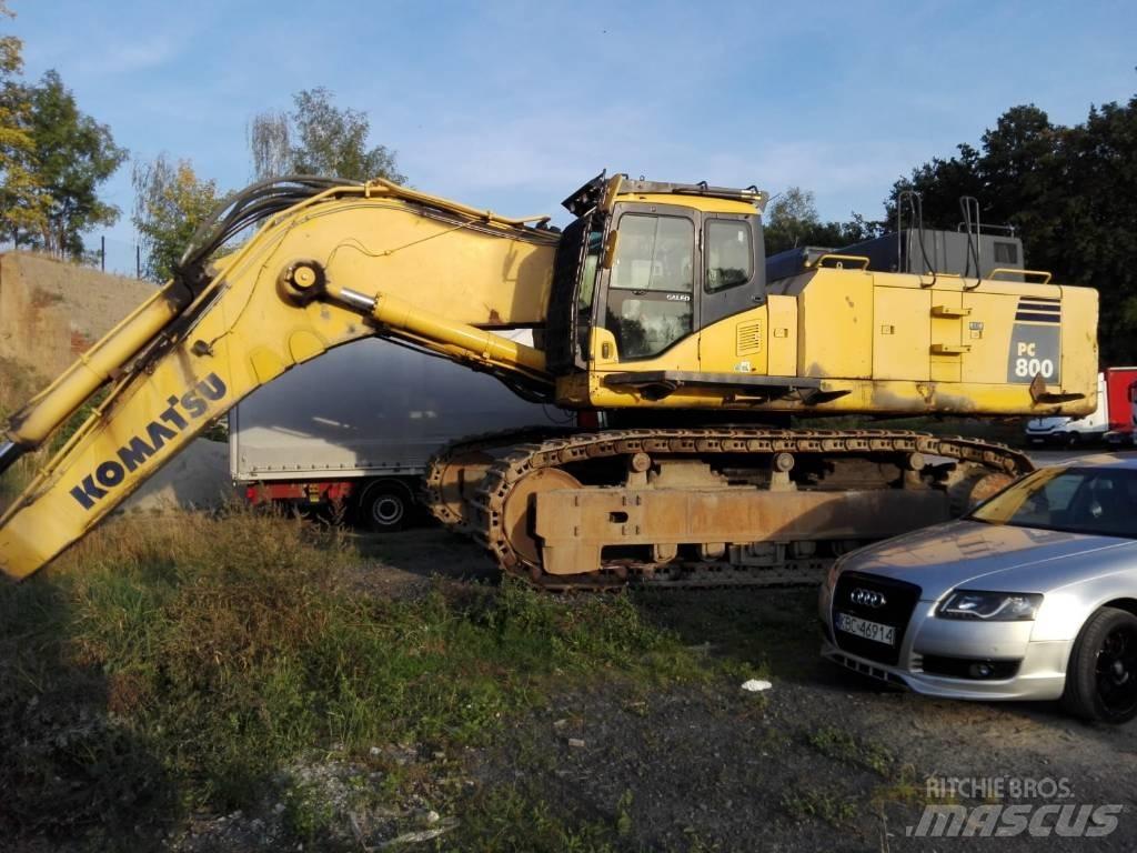Komatsu PC800-8 Pásové rýpadlá