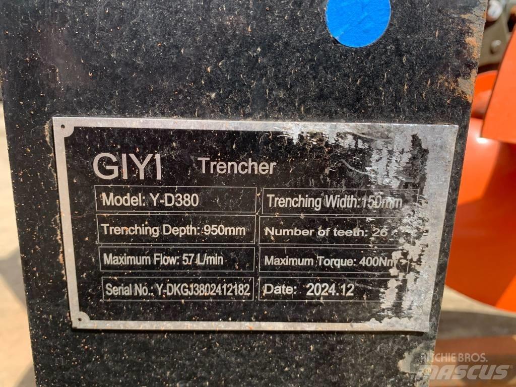  GIYI D380 TRENCHER Ďalšie komponenty