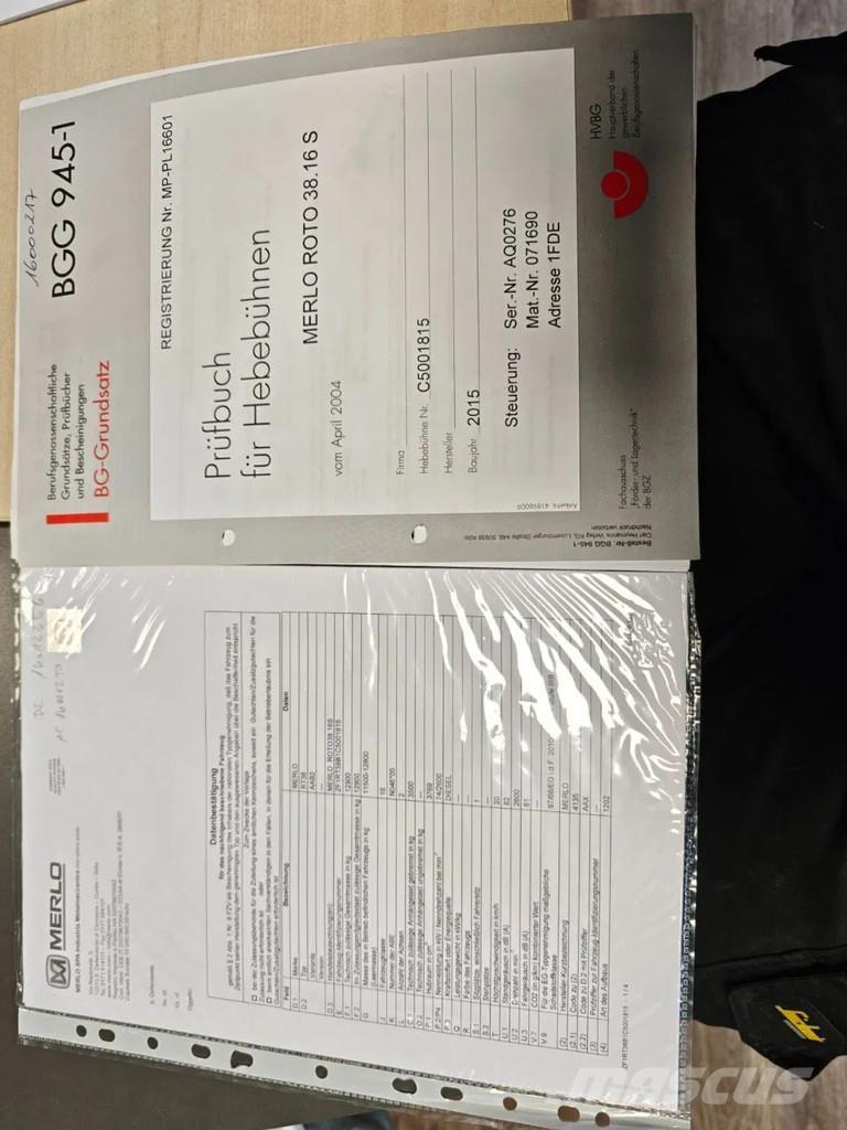 Merlo Roto 38.16S Teleskopické manipulátory