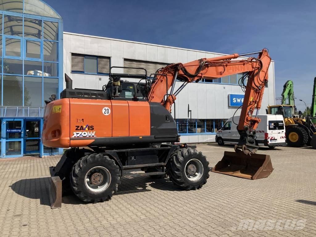 Hitachi ZX 170 W-6 Kolesové rýpadlá