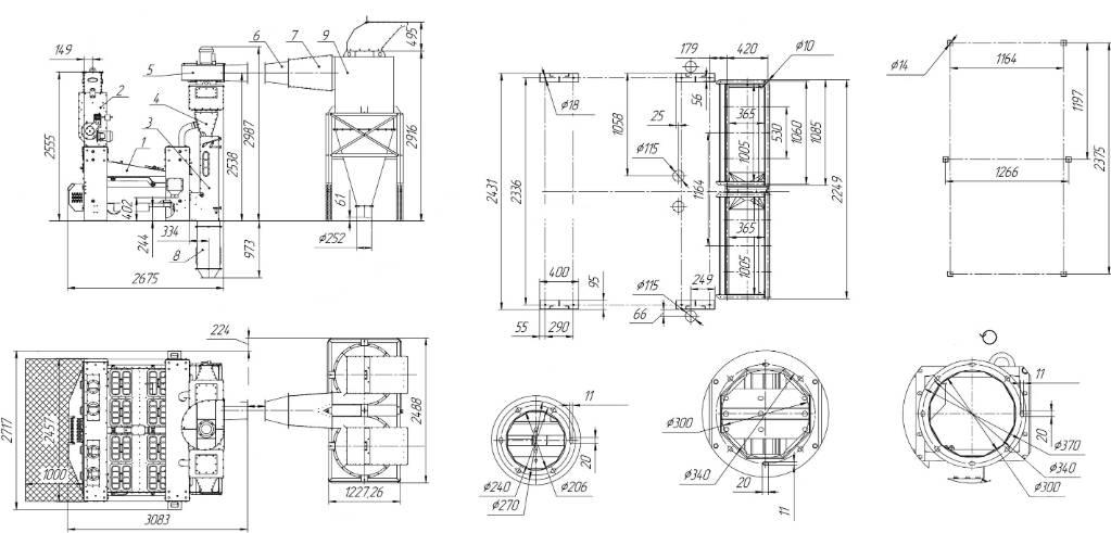  EL GRAIN SVR-30/2 Zariadenia na čistenie zrna