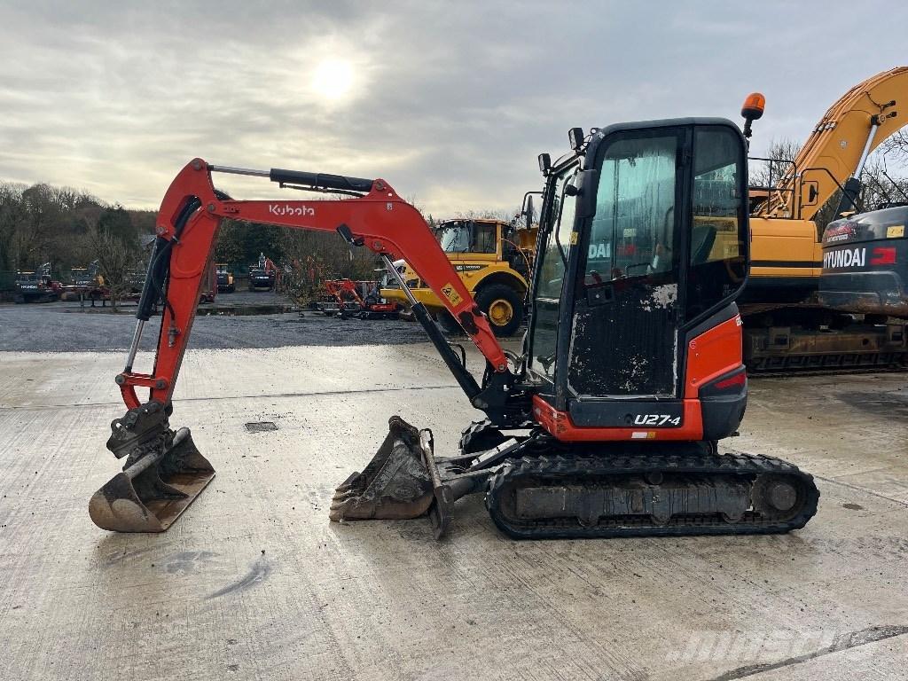 Kubota U 27-4 Mini rýpadlá < 7t
