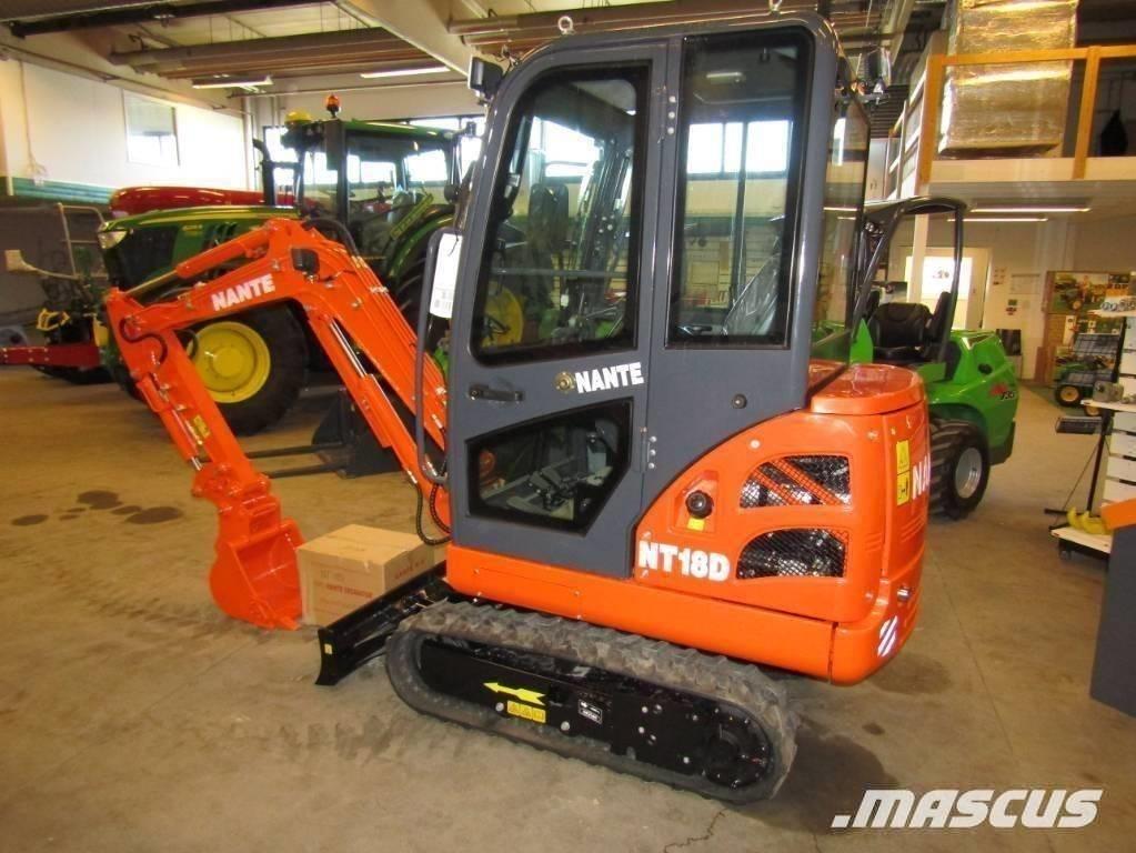 Nante NT 18 D Mini rýpadlá < 7t