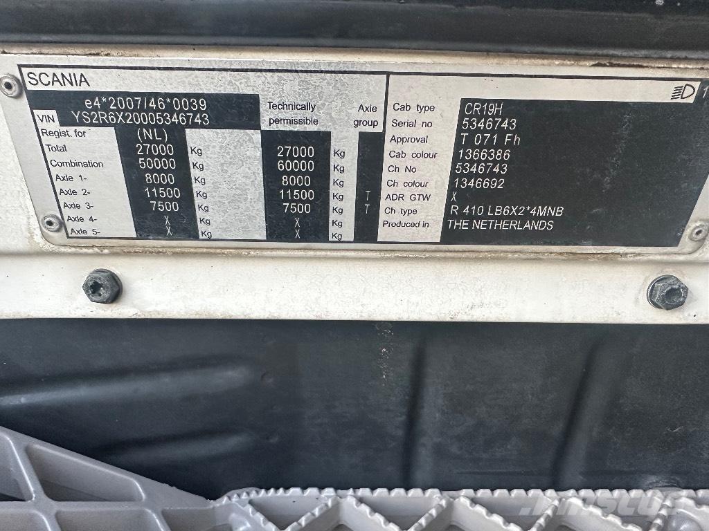 Scania R 410 Nákladní vozidlá na prepravu automobilov