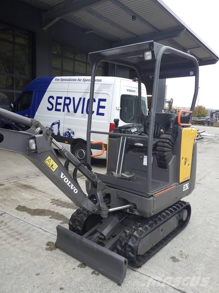 Volvo EC 15 C Mini rýpadlá < 7t