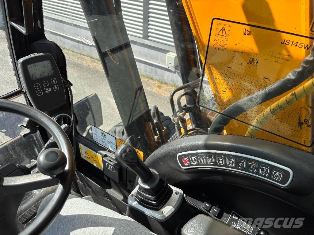 JCB JS 145 W Kolesové rýpadlá