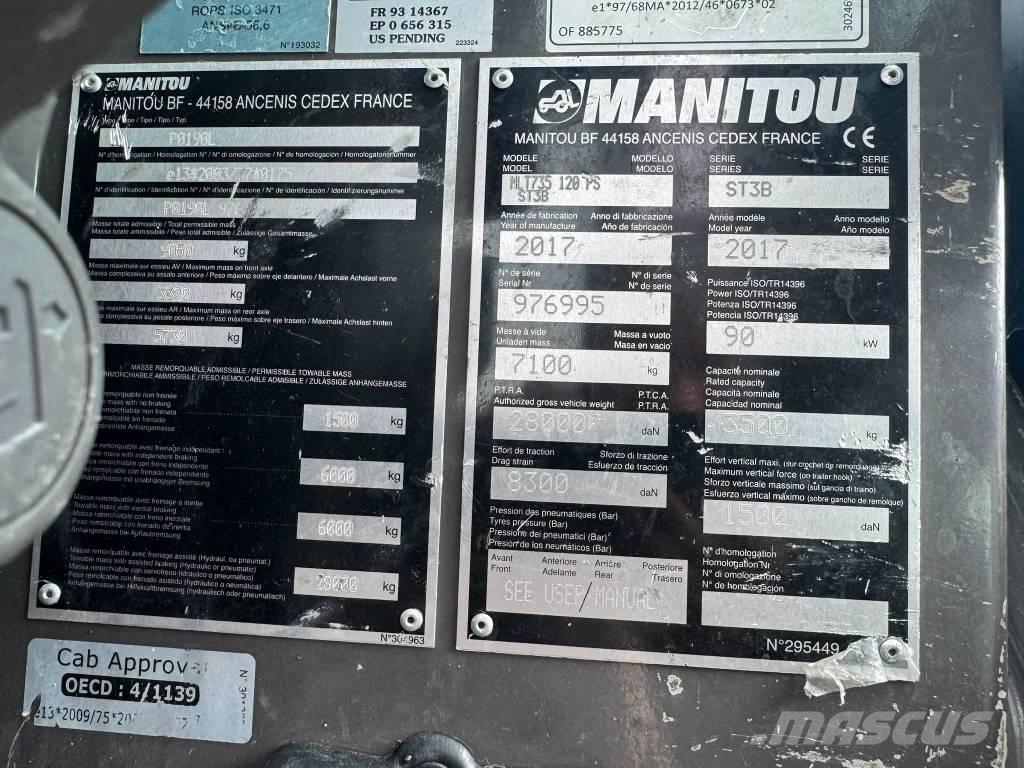 Manitou MLT 735-120 Teleskopické nakladače pre poľnohospodárstvo