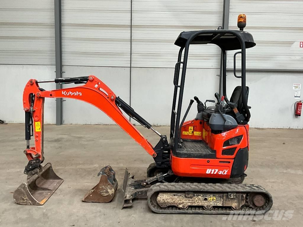 Kubota U 17-3 A Mini rýpadlá < 7t