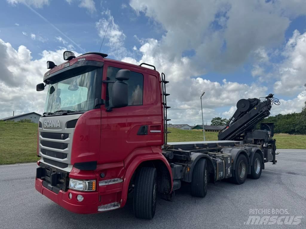 Scania R 490 Autožeriavy, hydraulické ruky