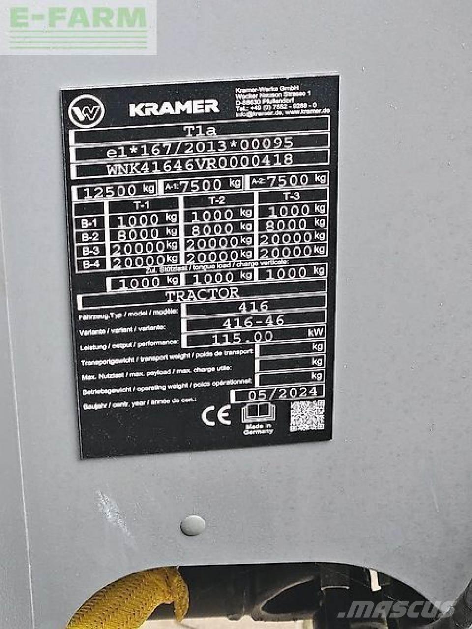 Kramer kt559 Teleskopické nakladače pre poľnohospodárstvo