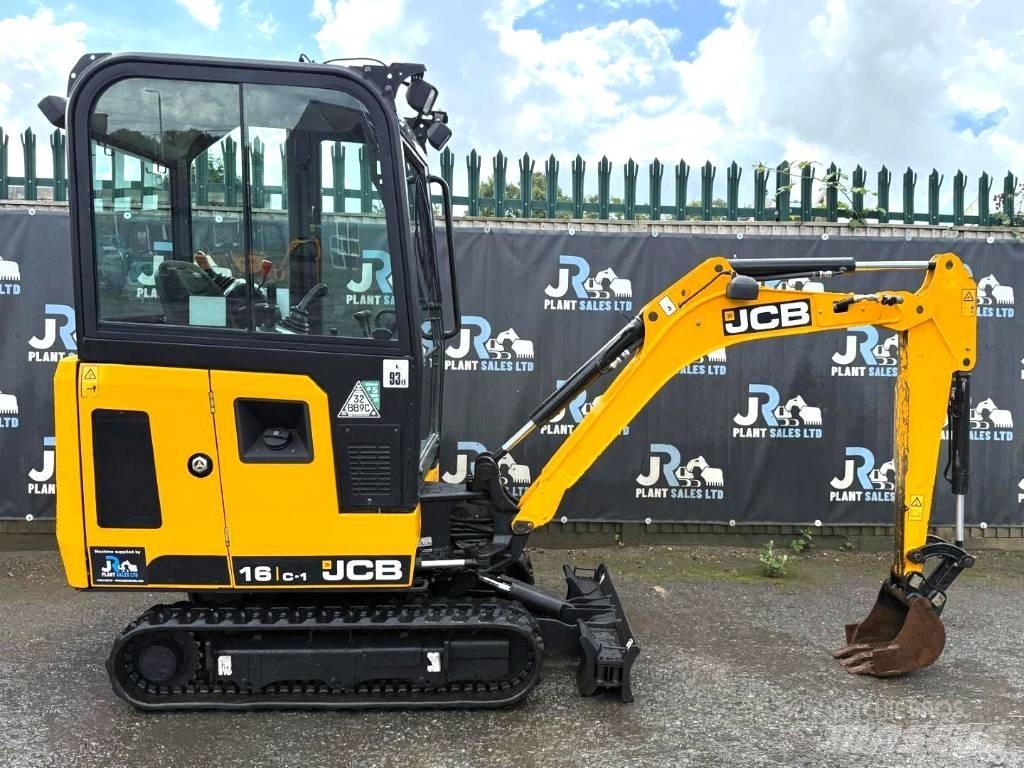 JCB 16 C-1 Mini rýpadlá < 7t