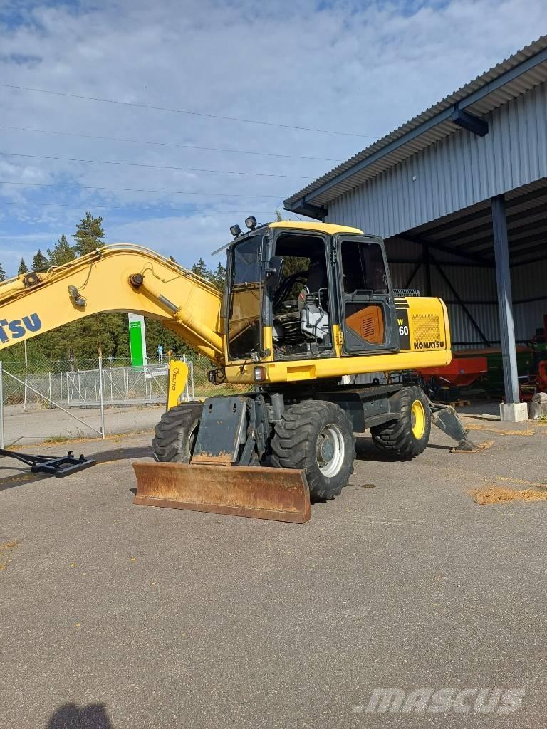 Komatsu PW 160-7-4x4 Kolesové rýpadlá