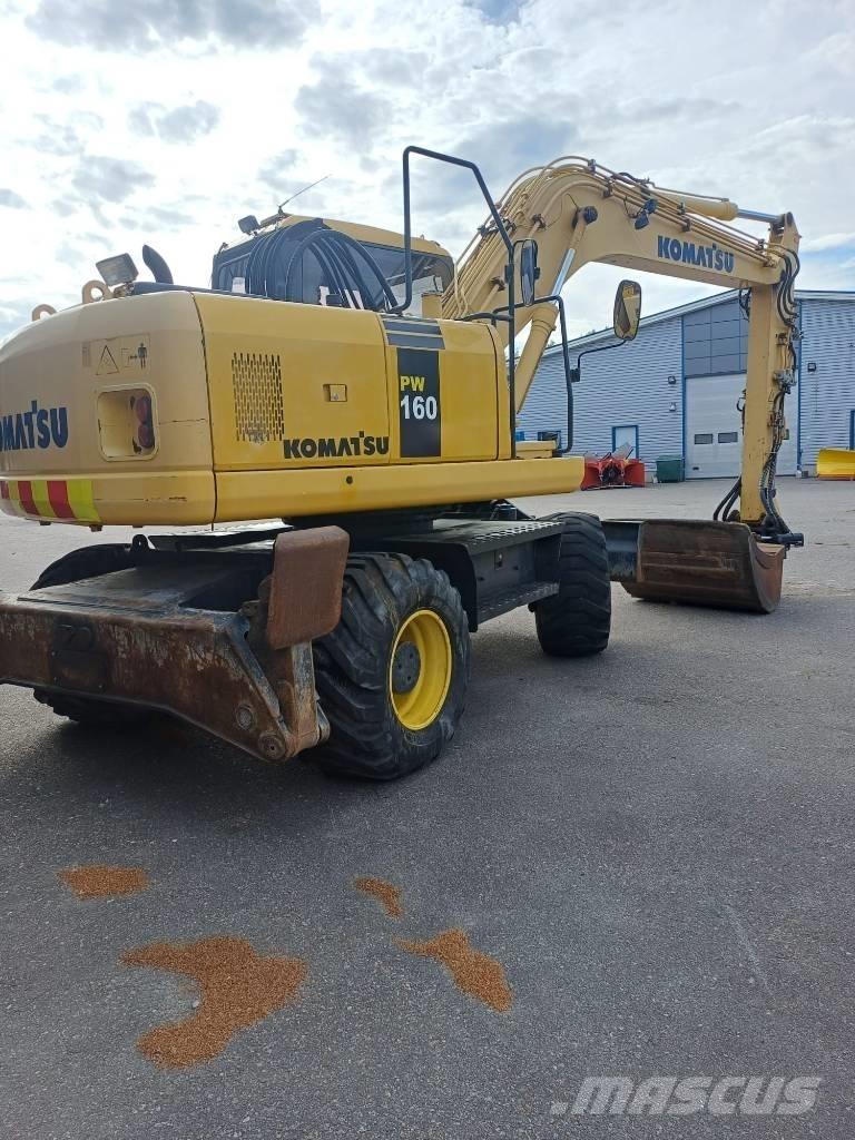 Komatsu PW 160-7-4x4 Kolesové rýpadlá