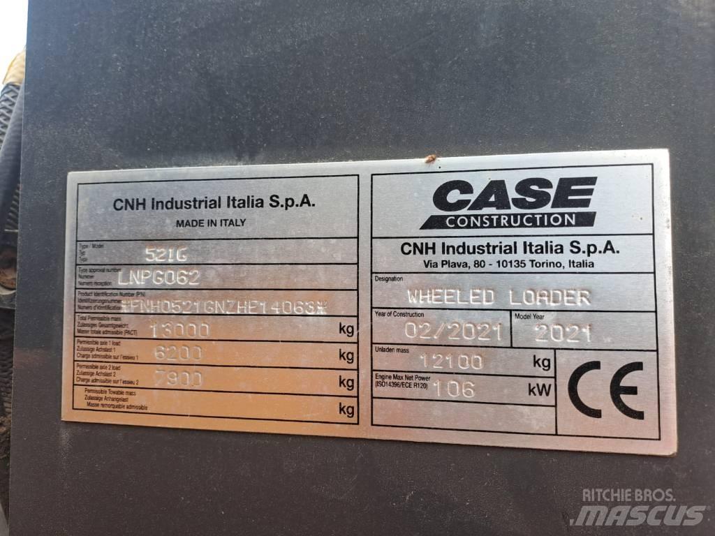 CASE 521 G XR Kolesové nakladače