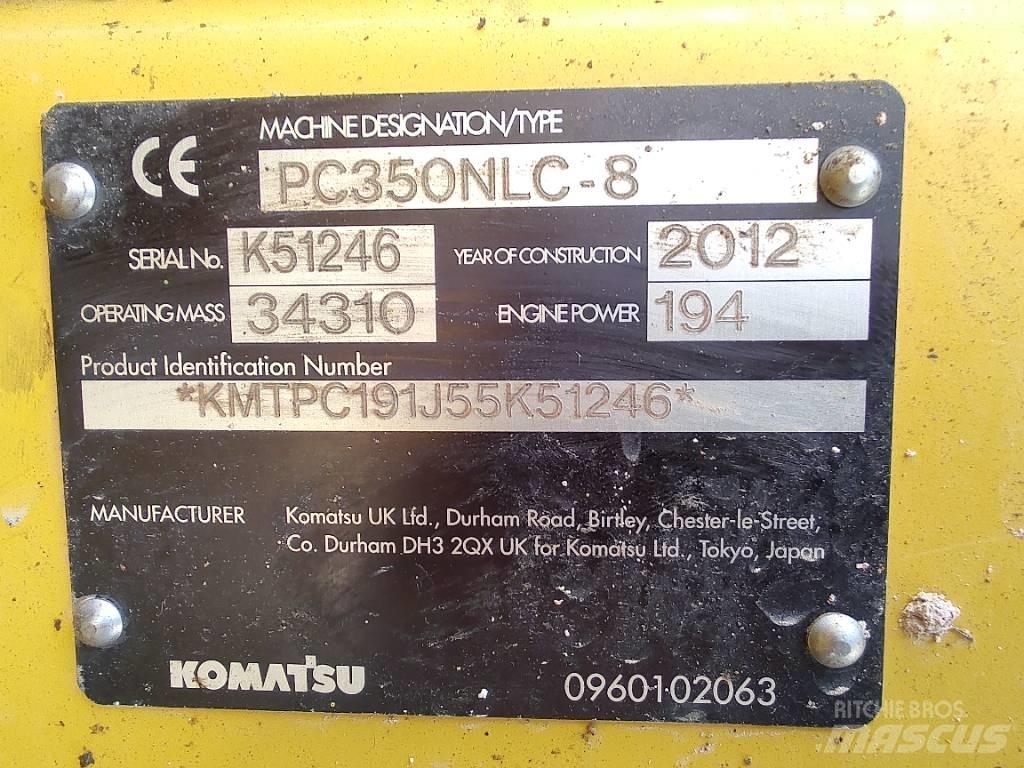 Komatsu PC 350 Pásové rýpadlá