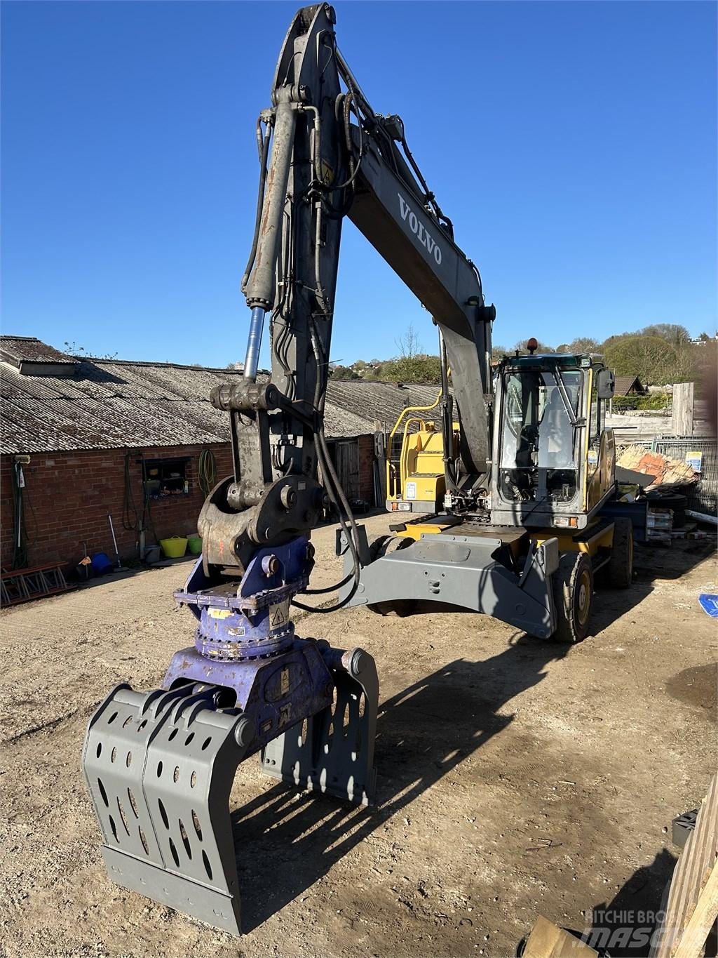  Excavator Volvo Kolesové rýpadlá