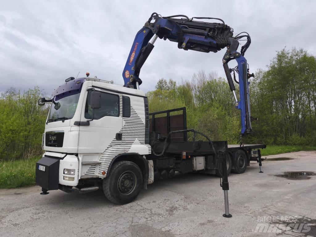 MAN TGA Autožeriavy, hydraulické ruky