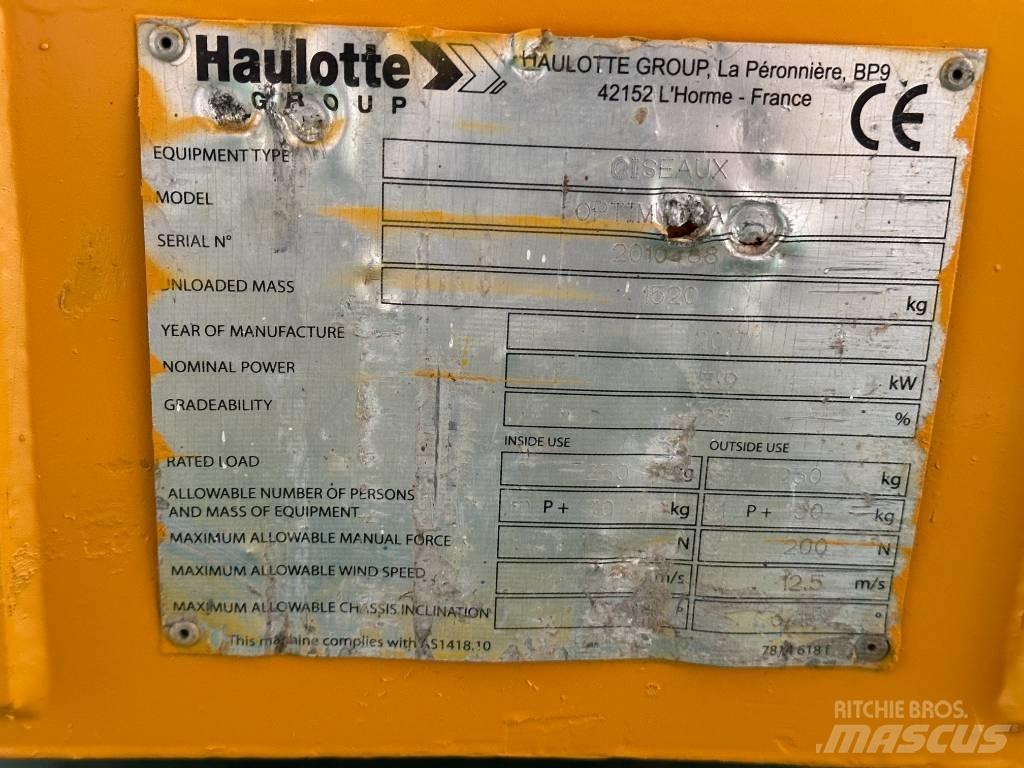 Haulotte OPTIMUM 8 Nožnicové zdvíhacie plošiny