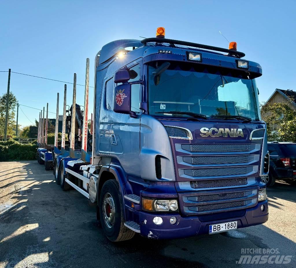 Scania R 500 Nákladné vozidlá na prepravu dreva