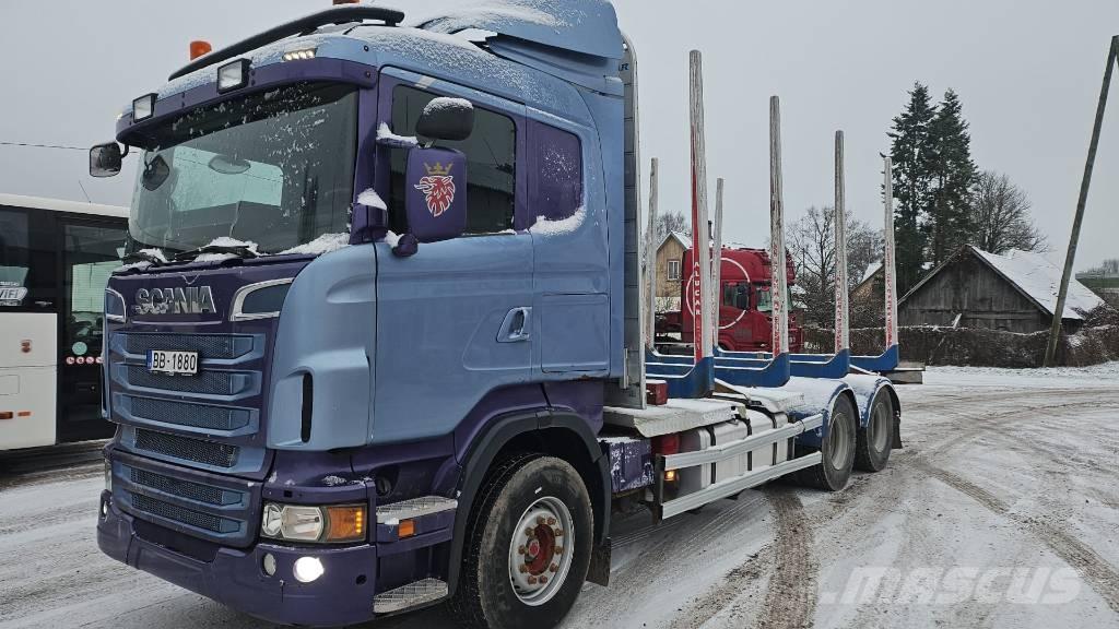 Scania R 500 Nákladné vozidlá na prepravu dreva