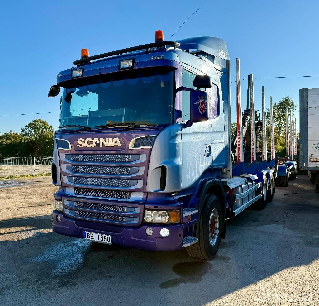 Scania R 500 Nákladné vozidlá na prepravu dreva