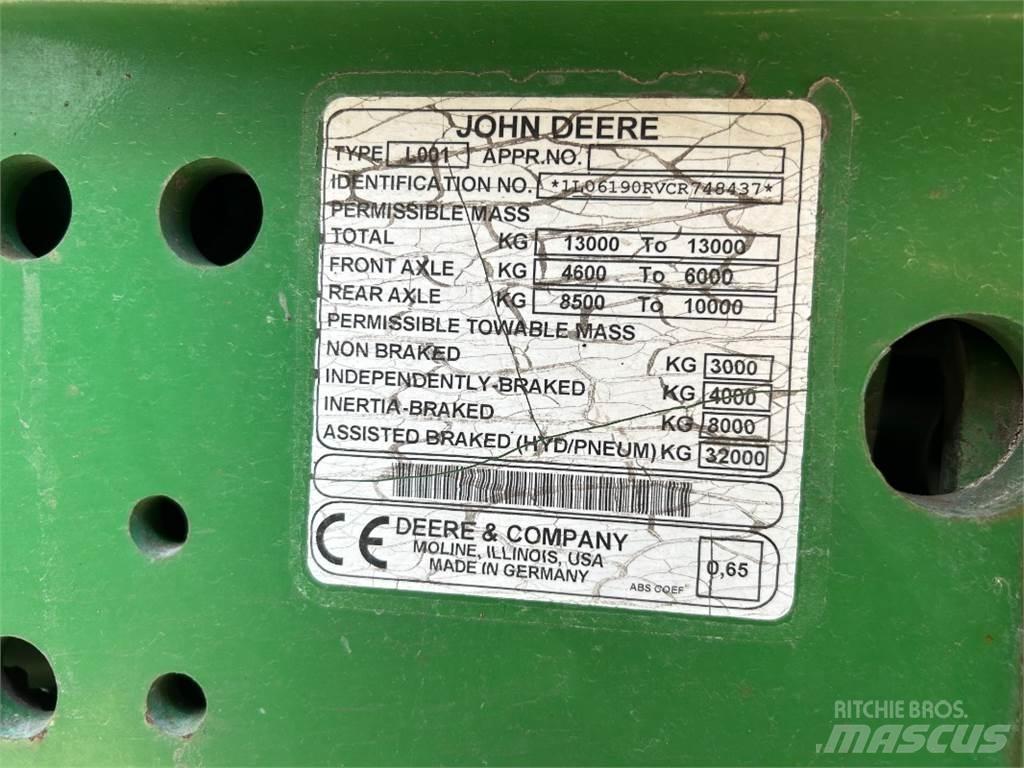 John Deere 6190R Traktory