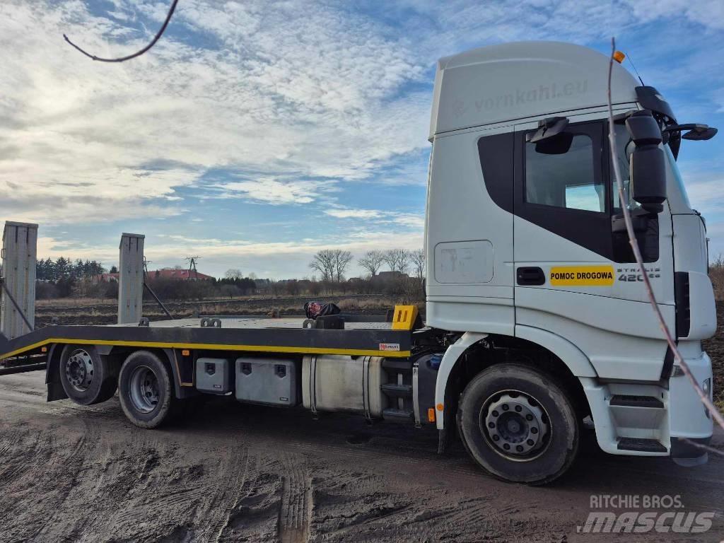 Iveco Stralis 420 Valník s navijakom