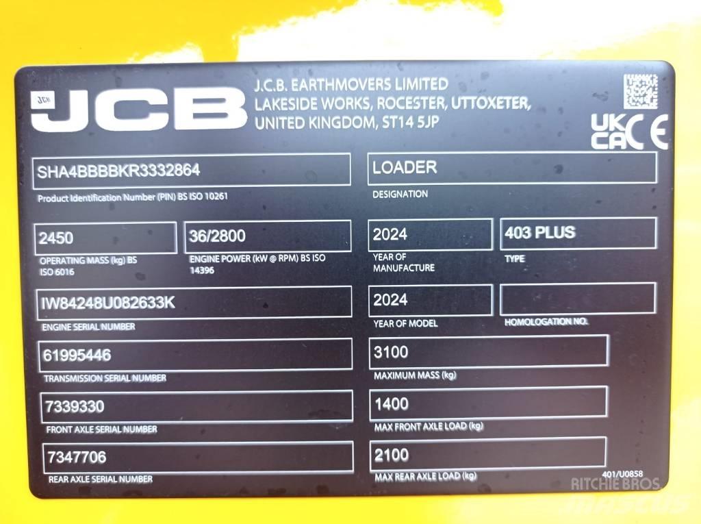 JCB 403 Viacúčelové nakladače