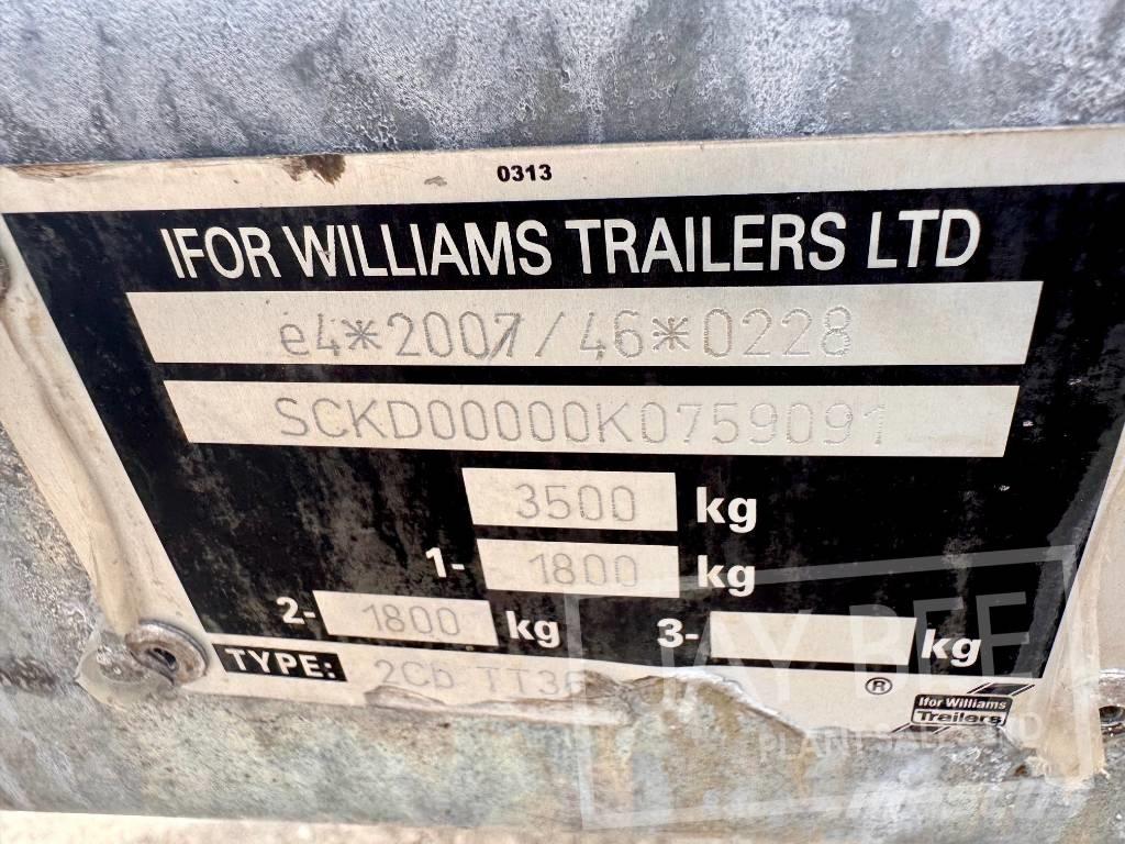 Ifor Williams TT3621 Vyklápacie prívesy
