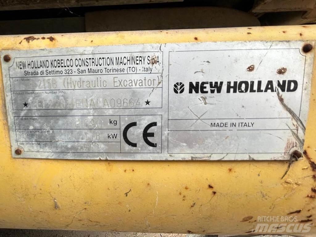 New Holland E215B Špeciálne bagre