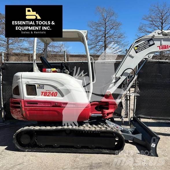 Takeuchi TB240 Mini rýpadlá < 7t