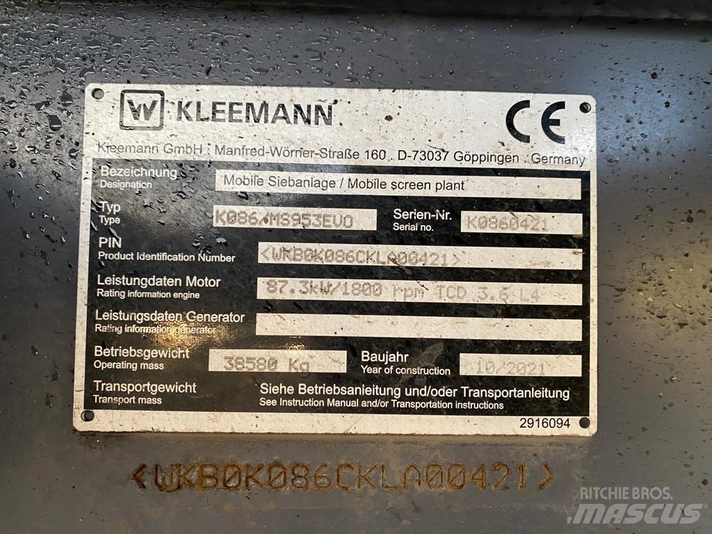 Kleemann MS953 EVO Triedičky