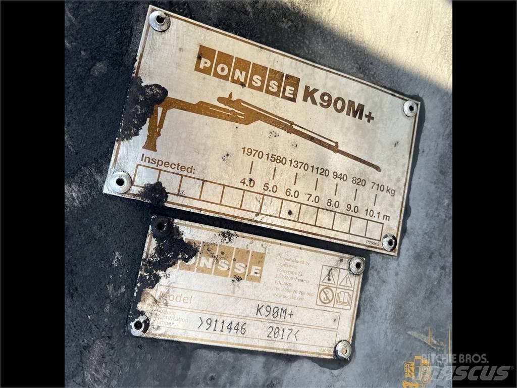 Ponsse K90M+ Dopravné žeriavy