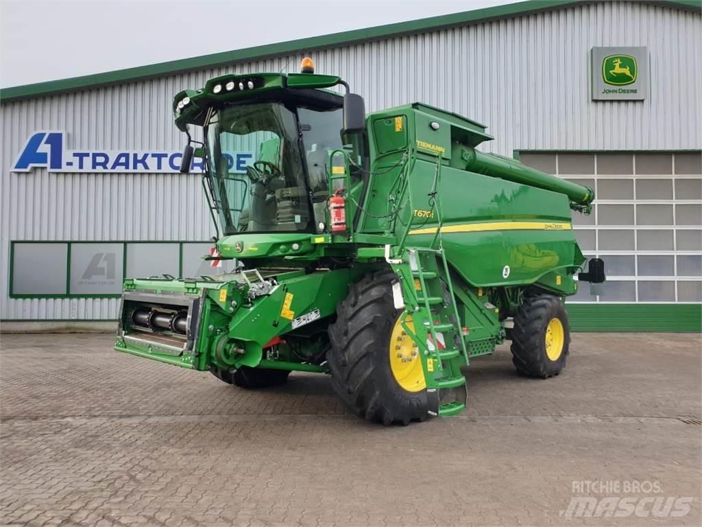 John Deere T670 Kombinované zberacie stroje