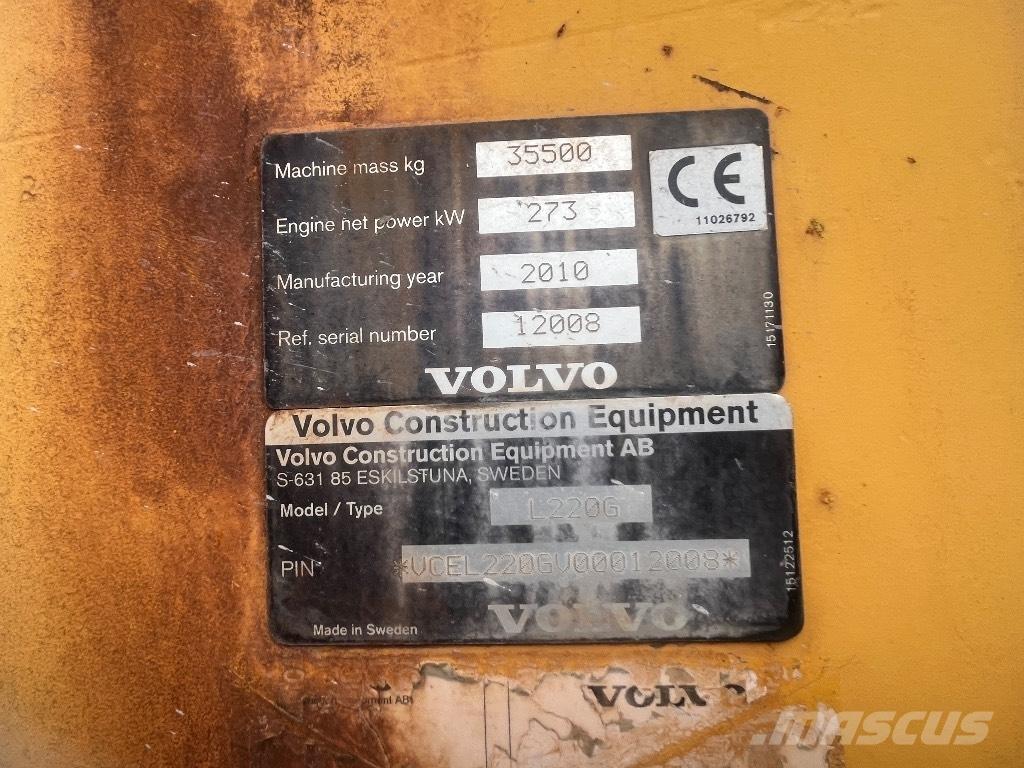 Volvo L 220 G Kolesové nakladače