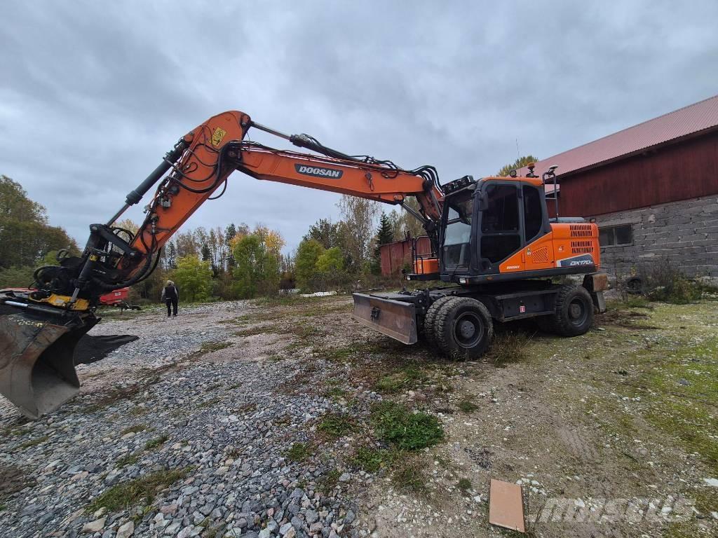 Doosan DX 170 W Kolesové rýpadlá