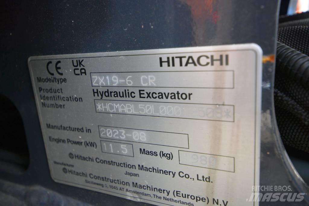 Hitachi ZX 19-6 Mini rýpadlá < 7t