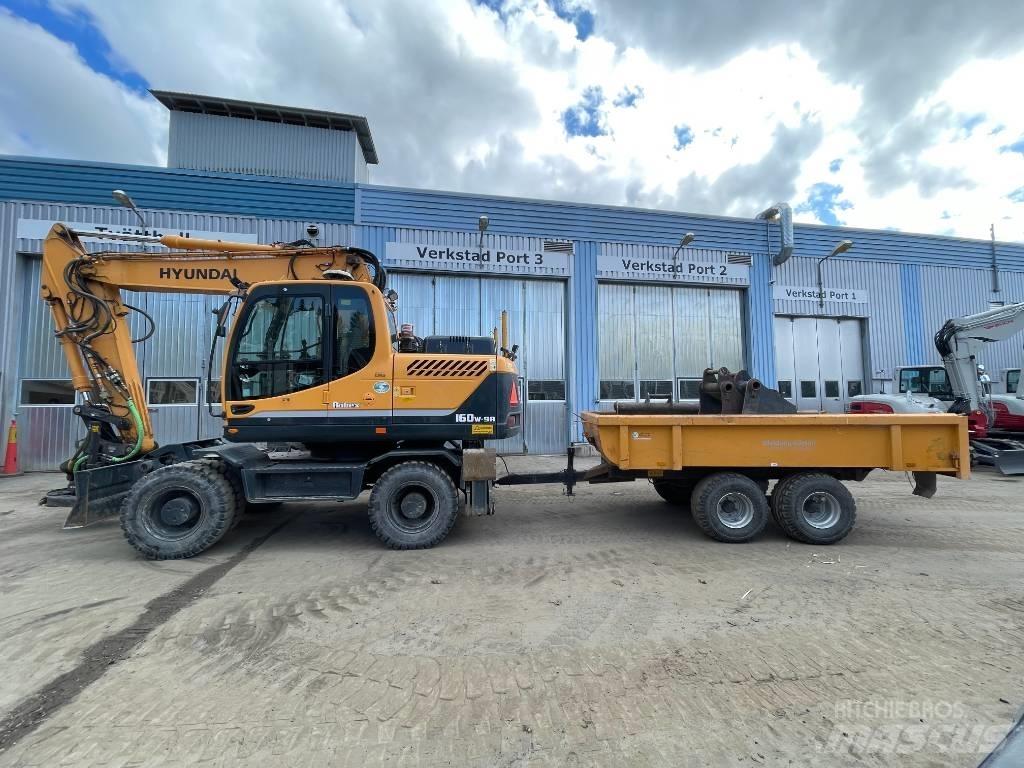 Hyundai 160W-9A Kolesové rýpadlá