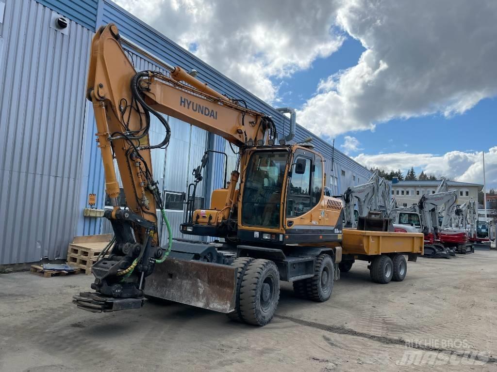 Hyundai 160W-9A Kolesové rýpadlá