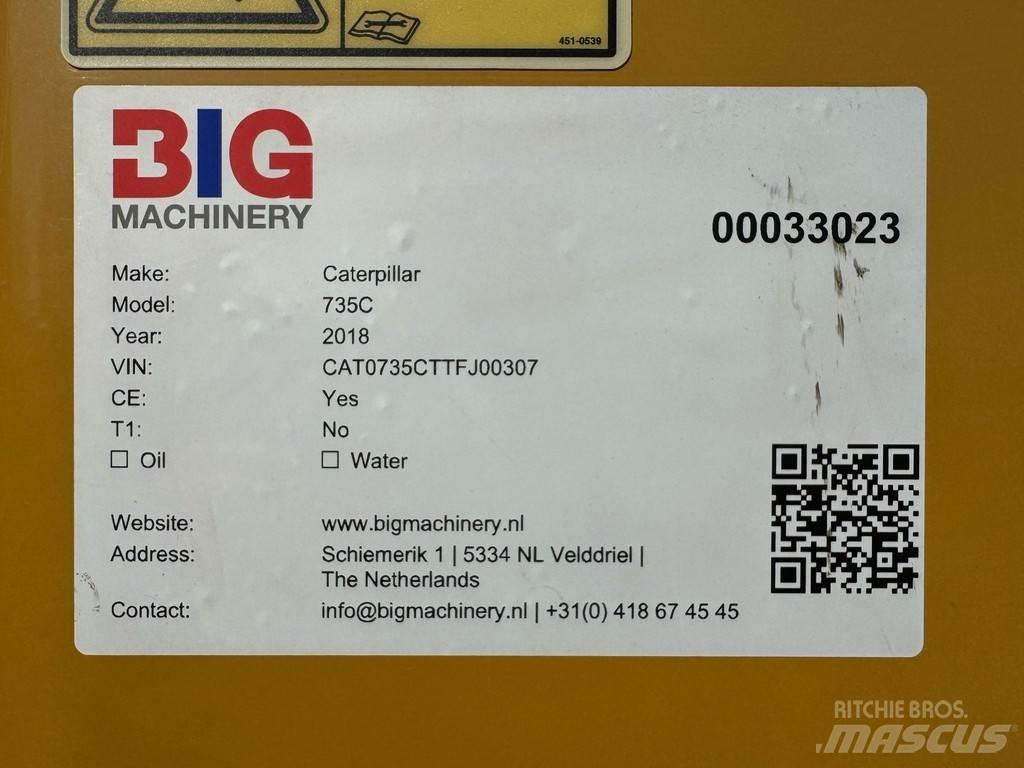 CAT 735C Kĺbové nákladné autá