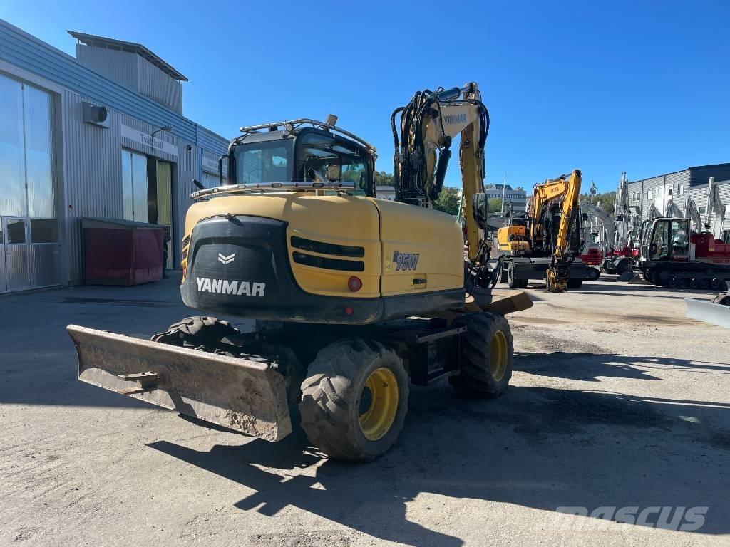Yanmar B 95 W Kolesové rýpadlá