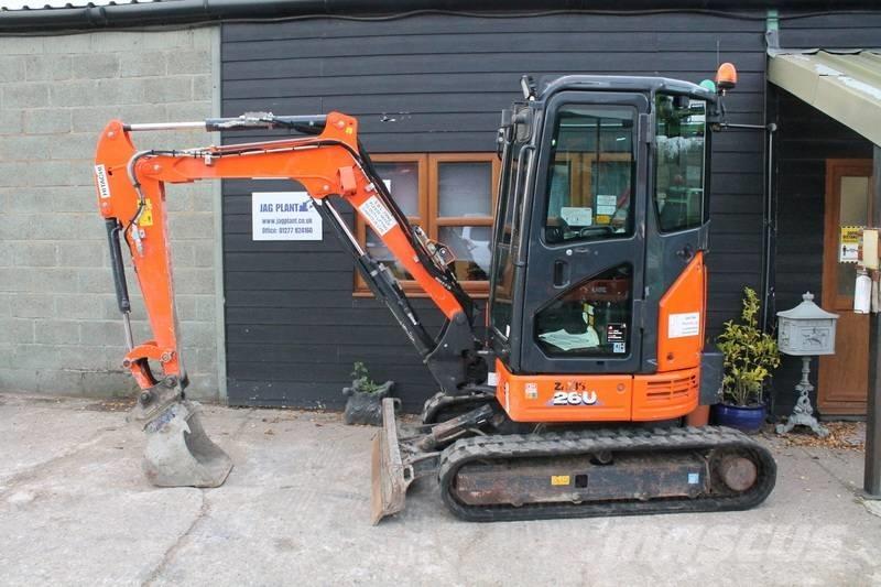 Hitachi ZX 26 U Mini rýpadlá < 7t