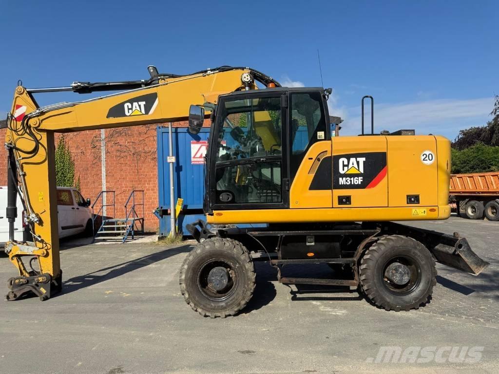 CAT M 316F Kolesové rýpadlá