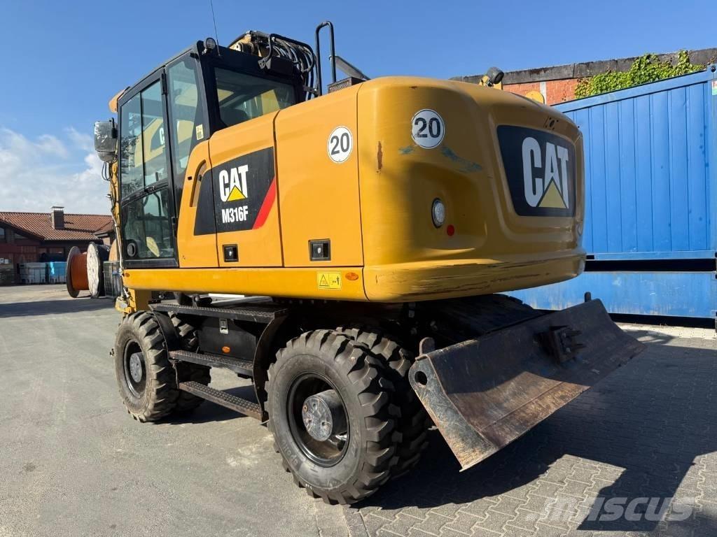 CAT M 316F Kolesové rýpadlá