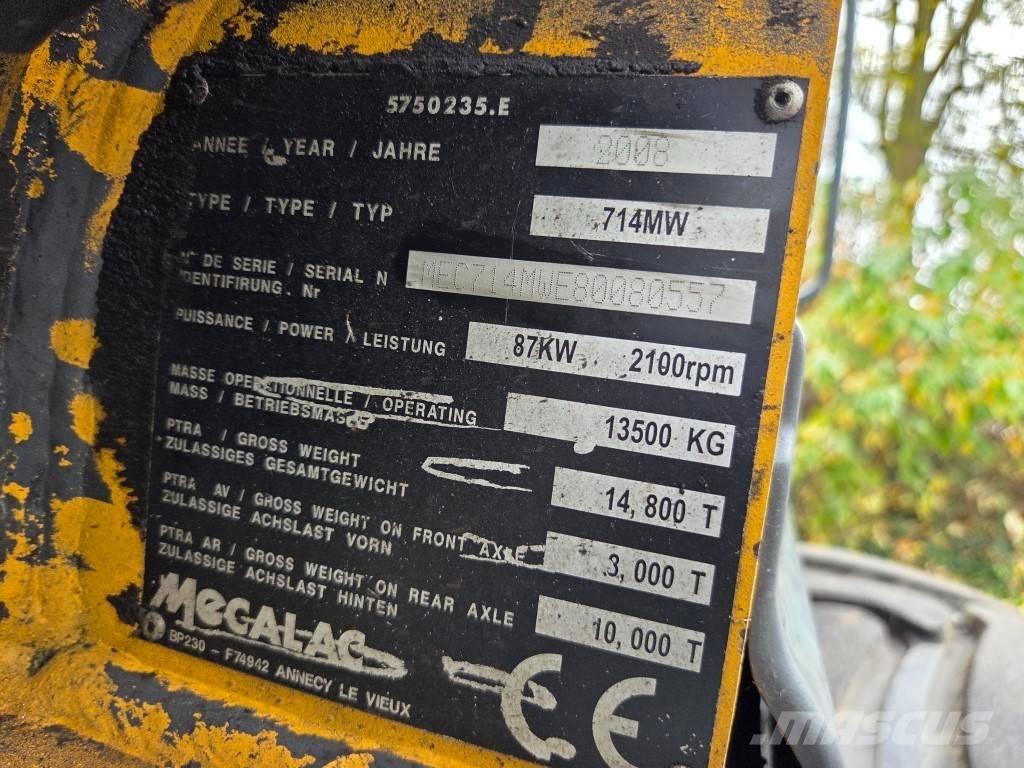 Mecalac 714 MW Kolesové rýpadlá