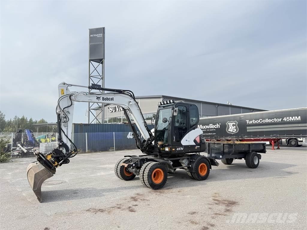 Bobcat E57W Kolesové rýpadlá