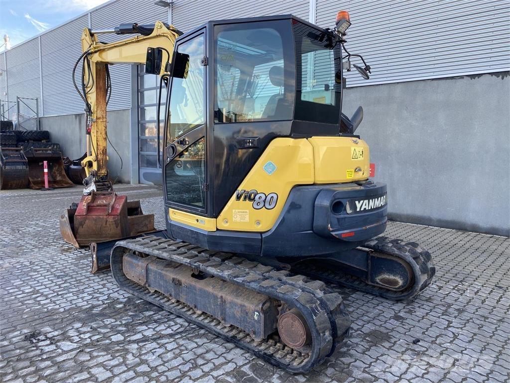Yanmar VIO80-1A Kolesové rýpadlá