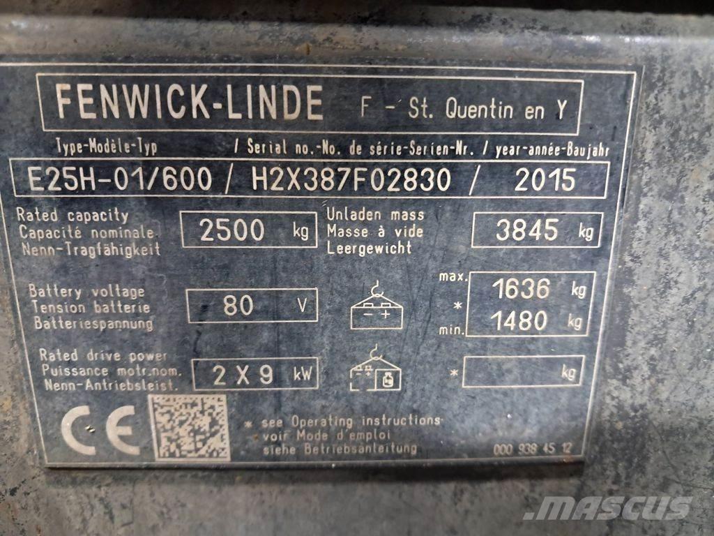 Linde E25H-01/600 Akumulátorové vozíky