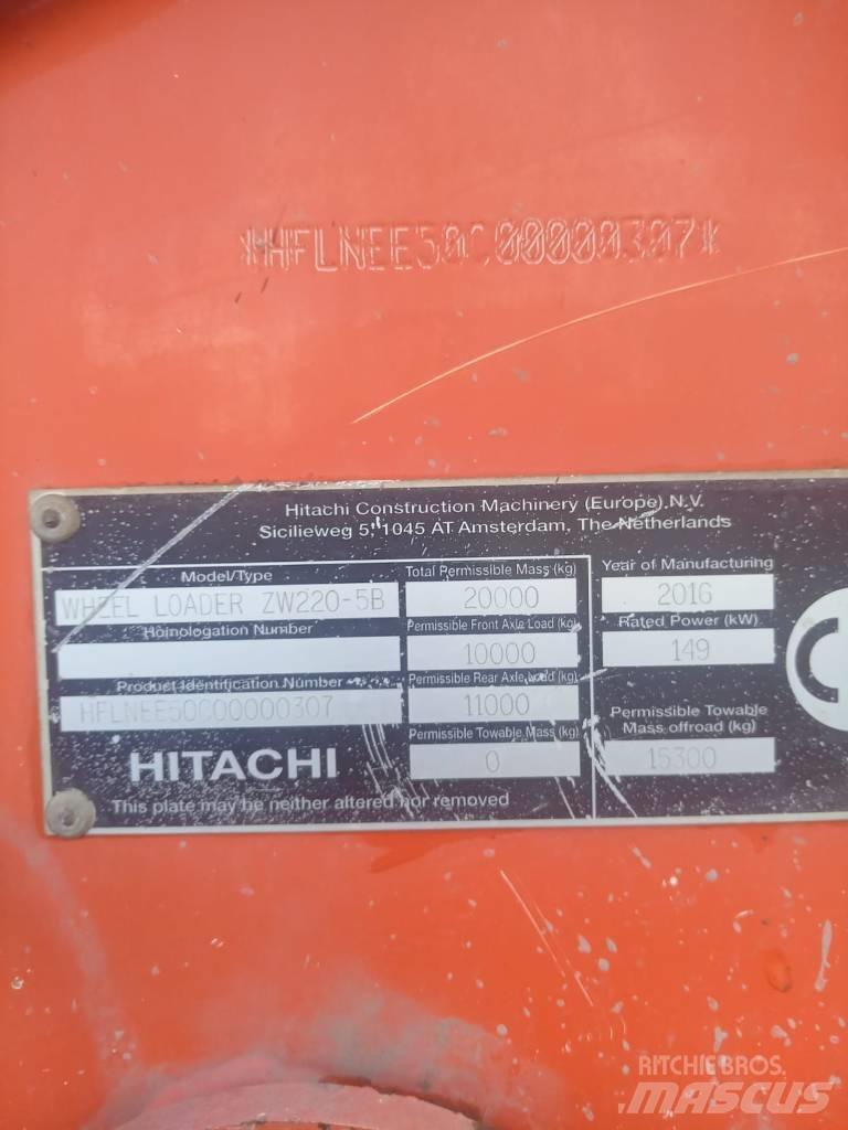 Hitachi ZW 220-6 Kolesové rýpadlá