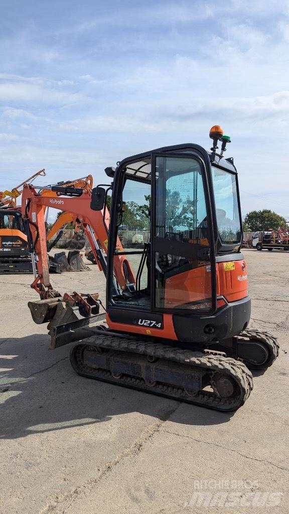 Kubota U 27 Mini rýpadlá < 7t